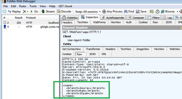 Working With Header in HttpHandler