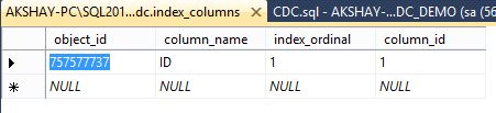  index column