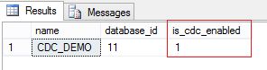 is cdc enabled