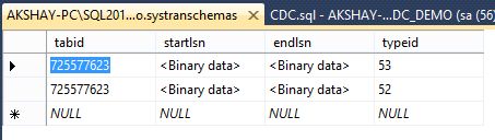 schema changes 