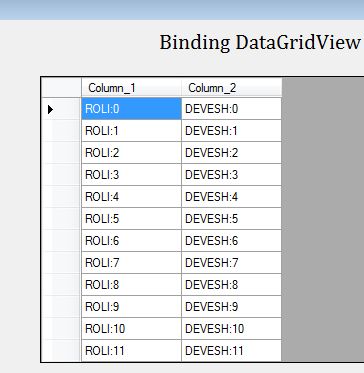 Ways to Bind DataGridView in C# Windows Forms