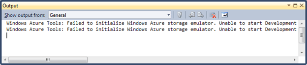 azure storage emulator sql instance