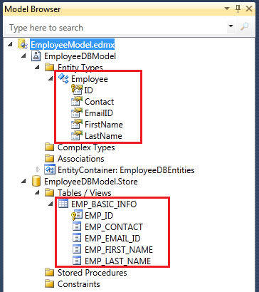 ADO.NET Entity Data Model