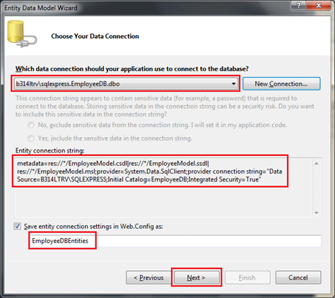 ADO.NET Entity Data Model Silverlight