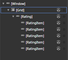 hierarchy in object and timeline pane