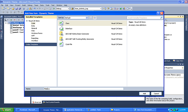 User Activity Log Using C# With SQL Server