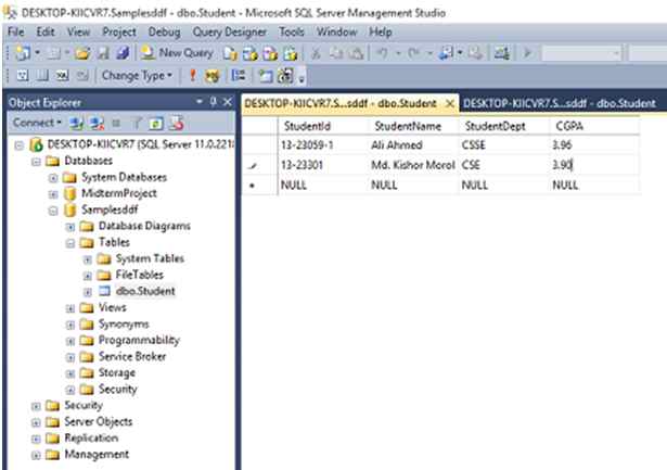 Showing Some Data In ASP.NET From SQL Server Database Using SELECT Query