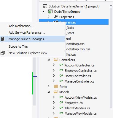 manage nuget package