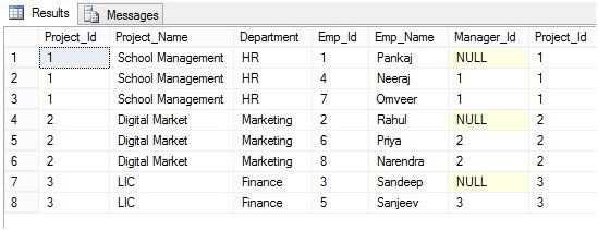Cross Apply And Outer Apply in SQL Server
