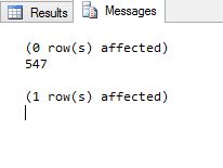 Exception Handling in SQL Server