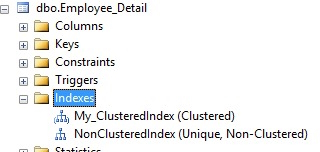 Index in SQL Server