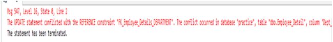 Solve Error Message 547 Level 16 in SQL Server