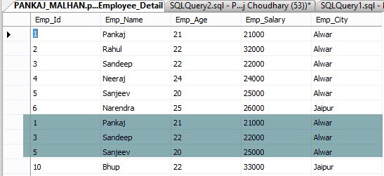 Temporary Tables in SQL Server