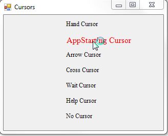 AppstartingCursor