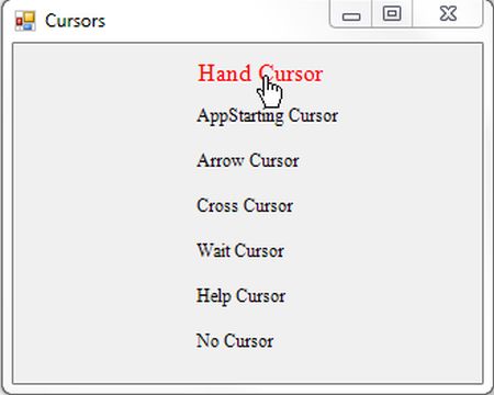 HandCursor