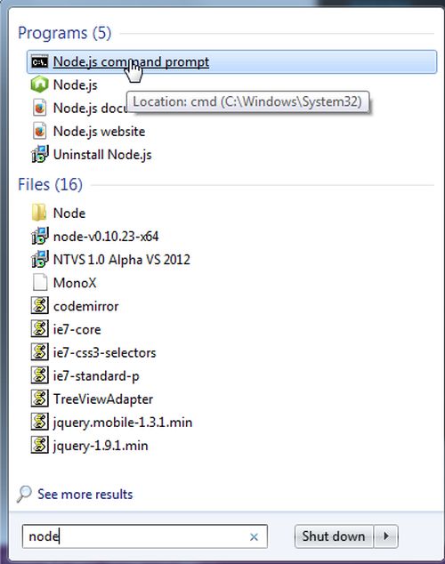 Getting Started With Node.js in Visual Studio