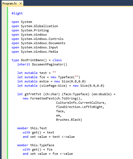 PrintBanner Example code part 1