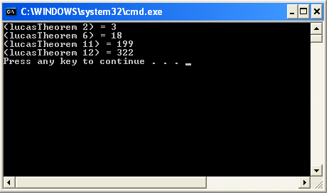 PatternMatching output