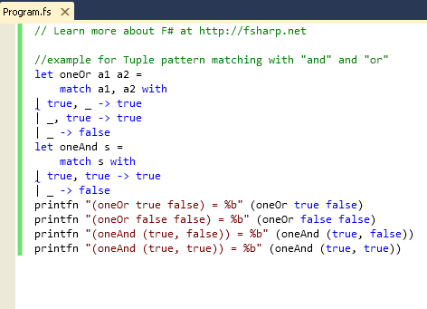 Tuple PatternMatching