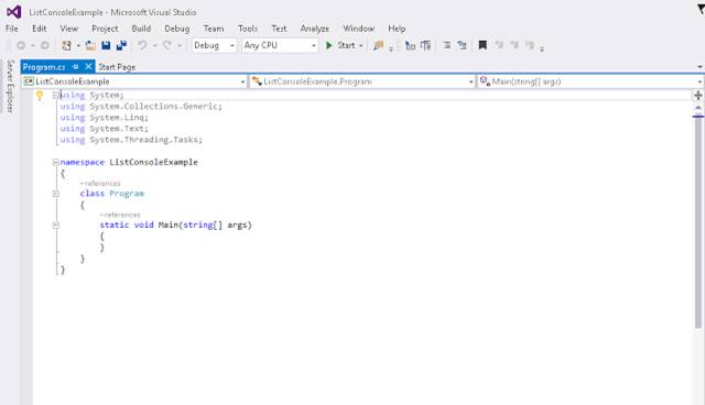 Implement List In C#