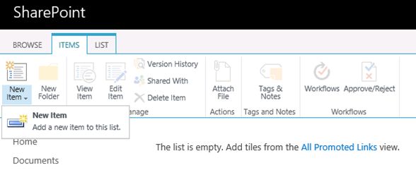 Implement Tile View In SharePoint Using Promoted Links