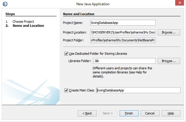 Fetching DataBase Records Using Swing in Java