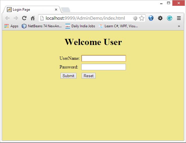 How to Create Admin User in Java