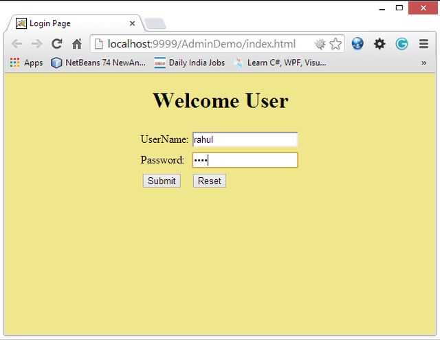 How to Create Admin User in Java