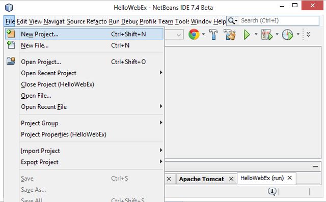 How to Create JavaWeb Application in Netbeans IDE