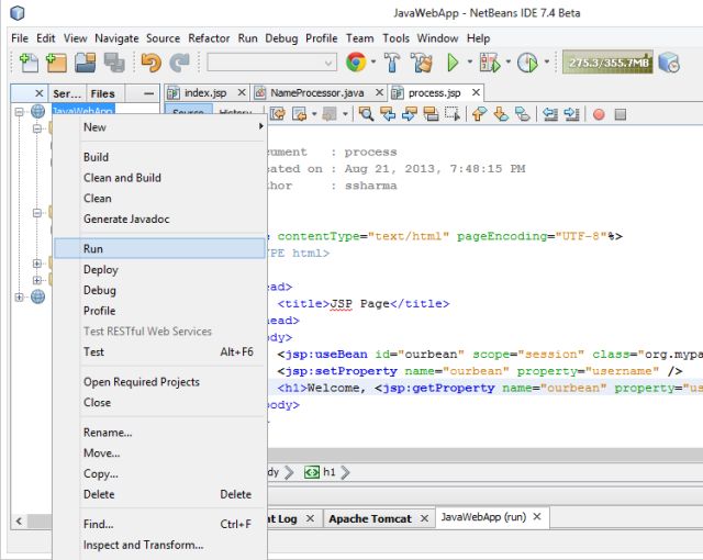 How to Create JavaWeb Application in Netbeans IDE
