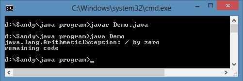 Multiple Exceptions In Java 7 New Concept