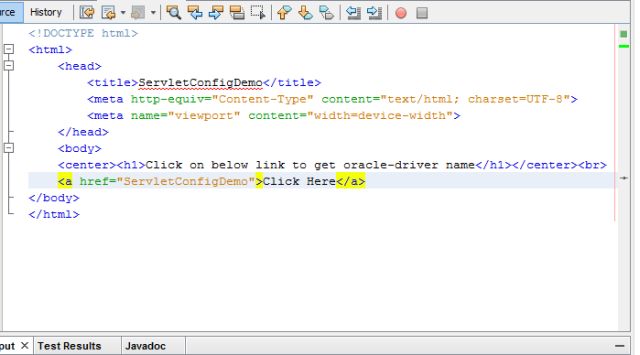 ServletConfig Interface in Java