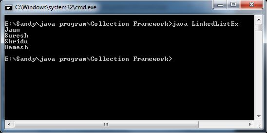 Working Of List Intreface and LinkedList Class In Java Collection