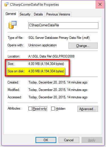 Database Snapshot In SQL Server