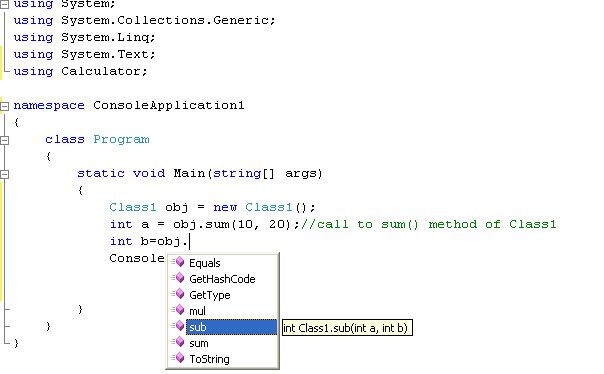 Class Library Creation in .NET
