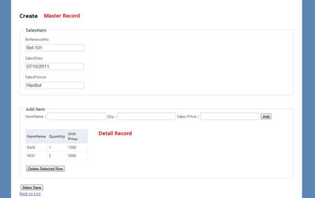 ASP.net MVC 3 Record