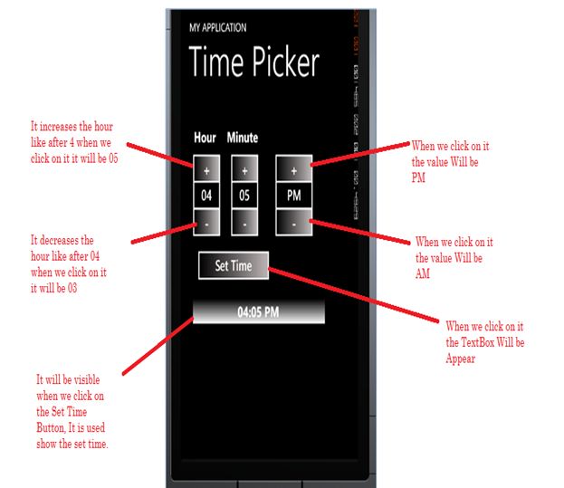 Create a Simple Time Picker Control In Windows Phone 7