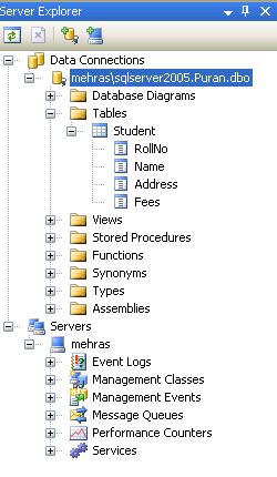Data Components in Visual Studio .NET
