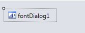 FontDialog control