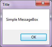 MessageBox with Title