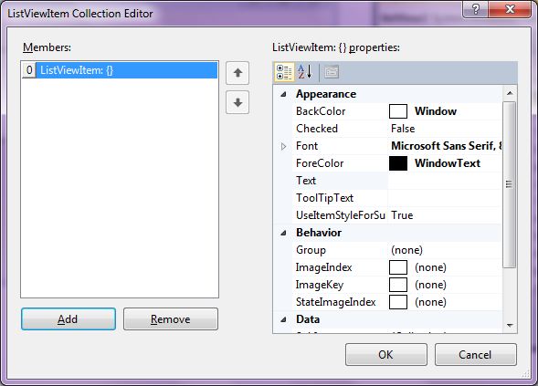 c# find item in listview