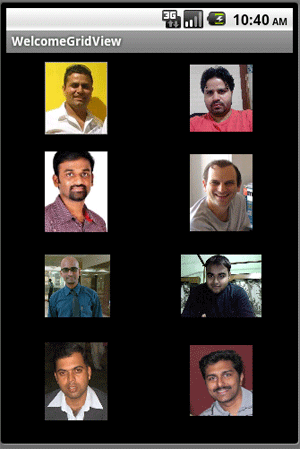 Display images inside a GridView in Android using VS 2010