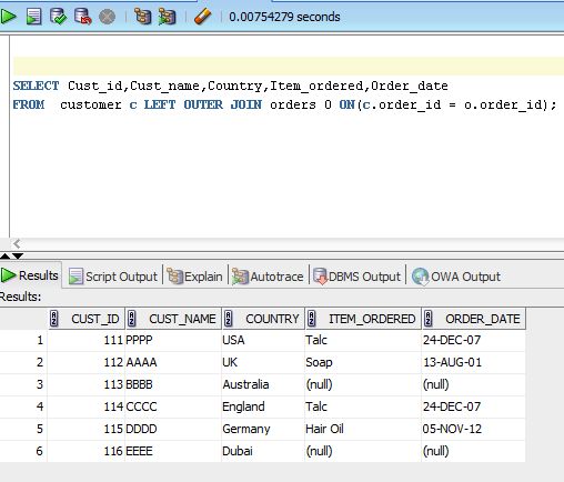 Joins in Oracle: Part 1