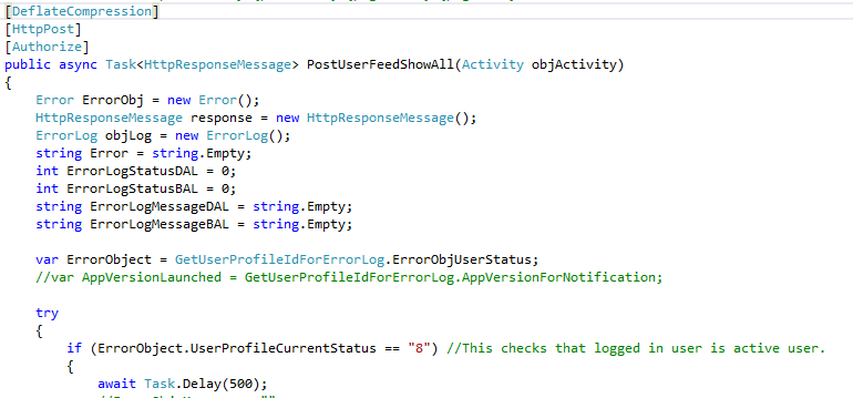 Web API Compression Using GZip