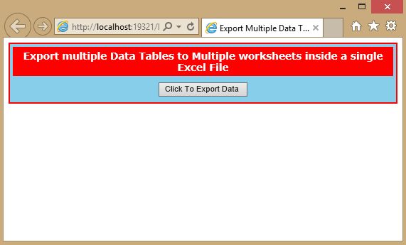 How to Export Multiple Data Tables to Multiple Worksheets Inside a ...