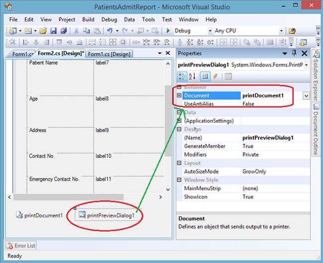 Print Receipt and Save Data Using Windows Forms in C#