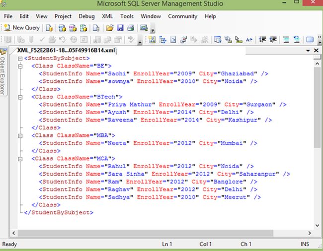 Xml создать схему