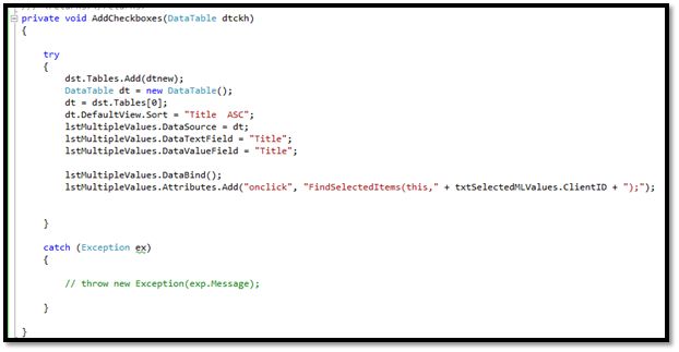 DropDown List With Multiple Selection Option in SharePoint 2010
