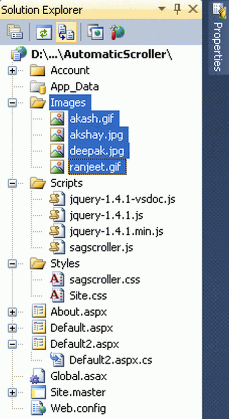 Automatic and Manual Image Scroller Using jQuery