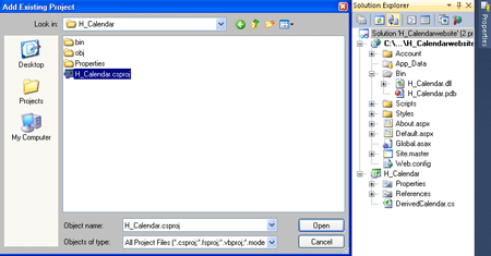 Both application in one project
